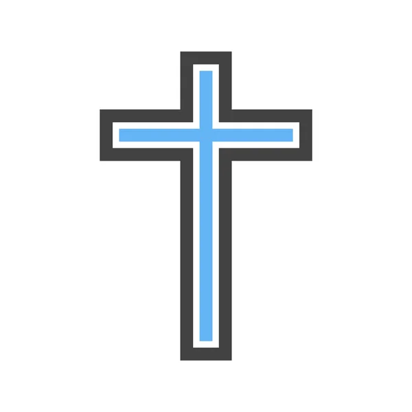 Christelijk Kruis — Stockvector