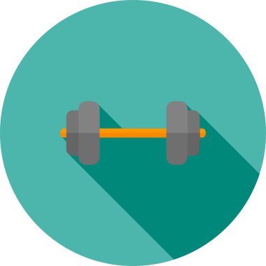 Weightlifting, barbell icon