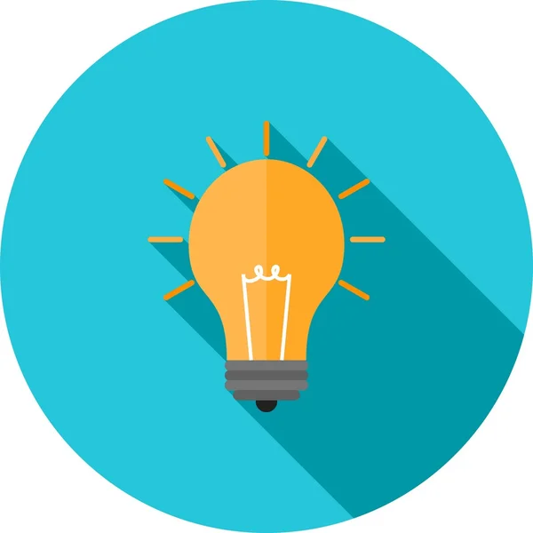 Advertising, bulb, idea icon — Stock vektor