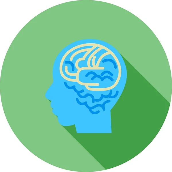 Internet Knowledge, Brain icon — Διανυσματικό Αρχείο