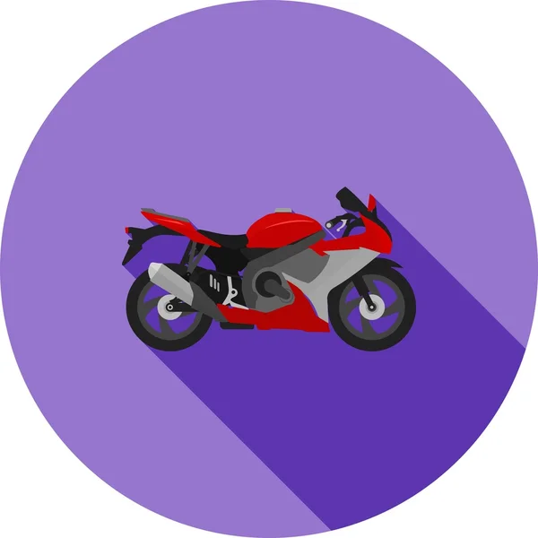Motorbike, motorcycle icon — 图库矢量图片