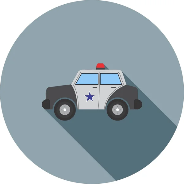 警察车图标 — 图库矢量图片