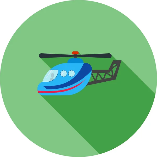 Hélicoptère, icône de l'avion — Image vectorielle