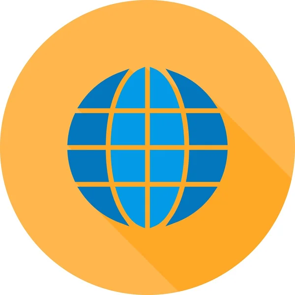 Sphere, globe, education icon — Wektor stockowy