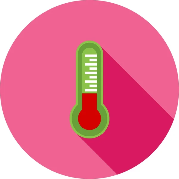 Temperatura, ícone do termômetro — Vetor de Stock