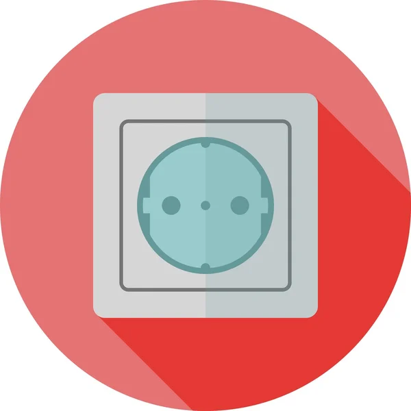 Socket, electricity icon — Stok Vektör