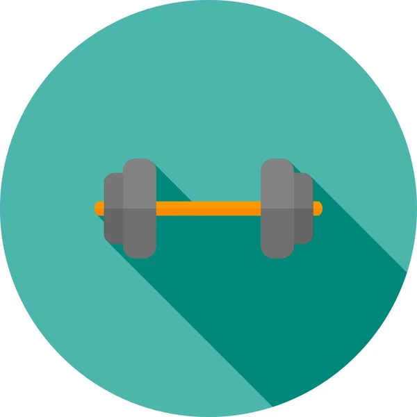 Weightlifting, barbell icon — ストックベクタ