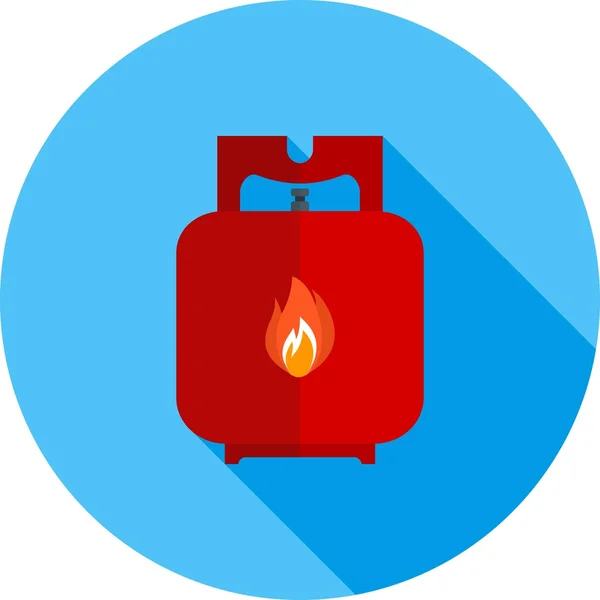 Icono del cilindro de gas — Vector de stock