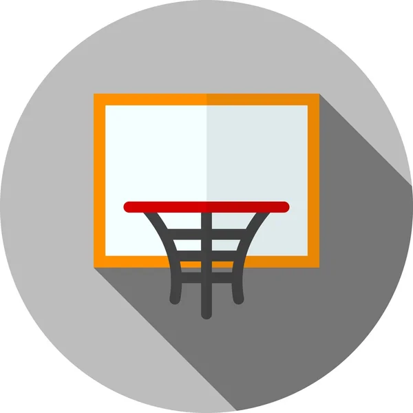 Icône de panier de basket — Image vectorielle