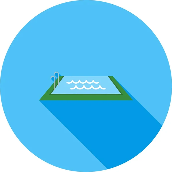 Bazén ikona — Stockový vektor