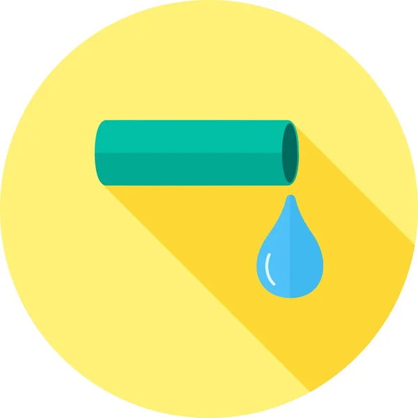 Waterpijp pictogram — Stockvector