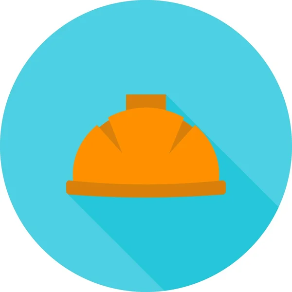 Helmet, hardhat icon — Stock vektor
