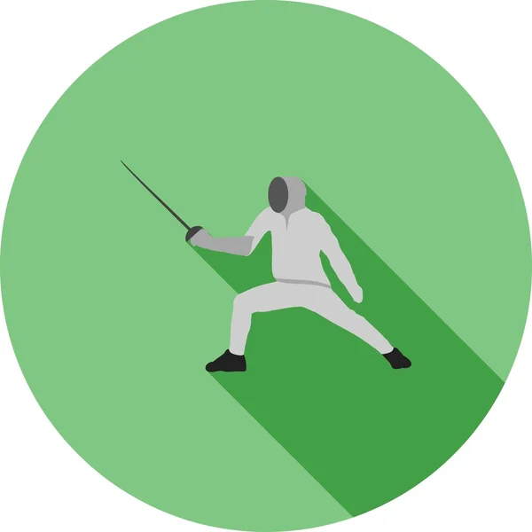 Icono de lucha contra la espada — Vector de stock