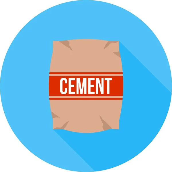 Icona sacchetto di cemento — Vettoriale Stock