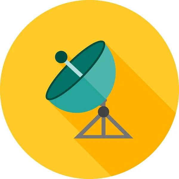 Navegación, icono satélite — Vector de stock