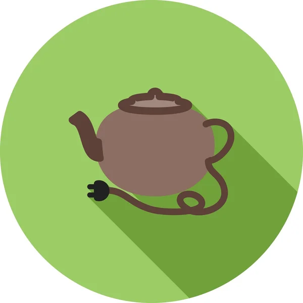 Tea kettle, teapot icon — ストックベクタ
