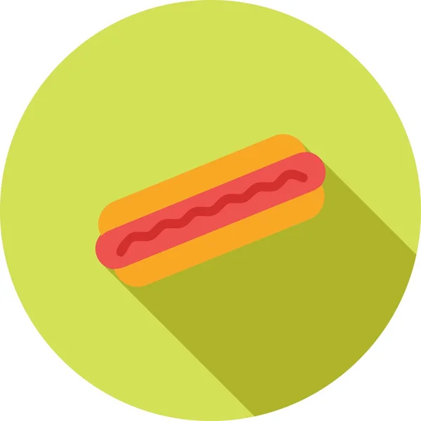 Hotdog, Wurst-Ikone — Stockvektor