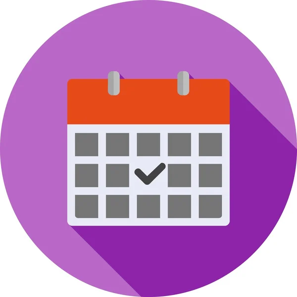 Calendar, events icon — Stockový vektor