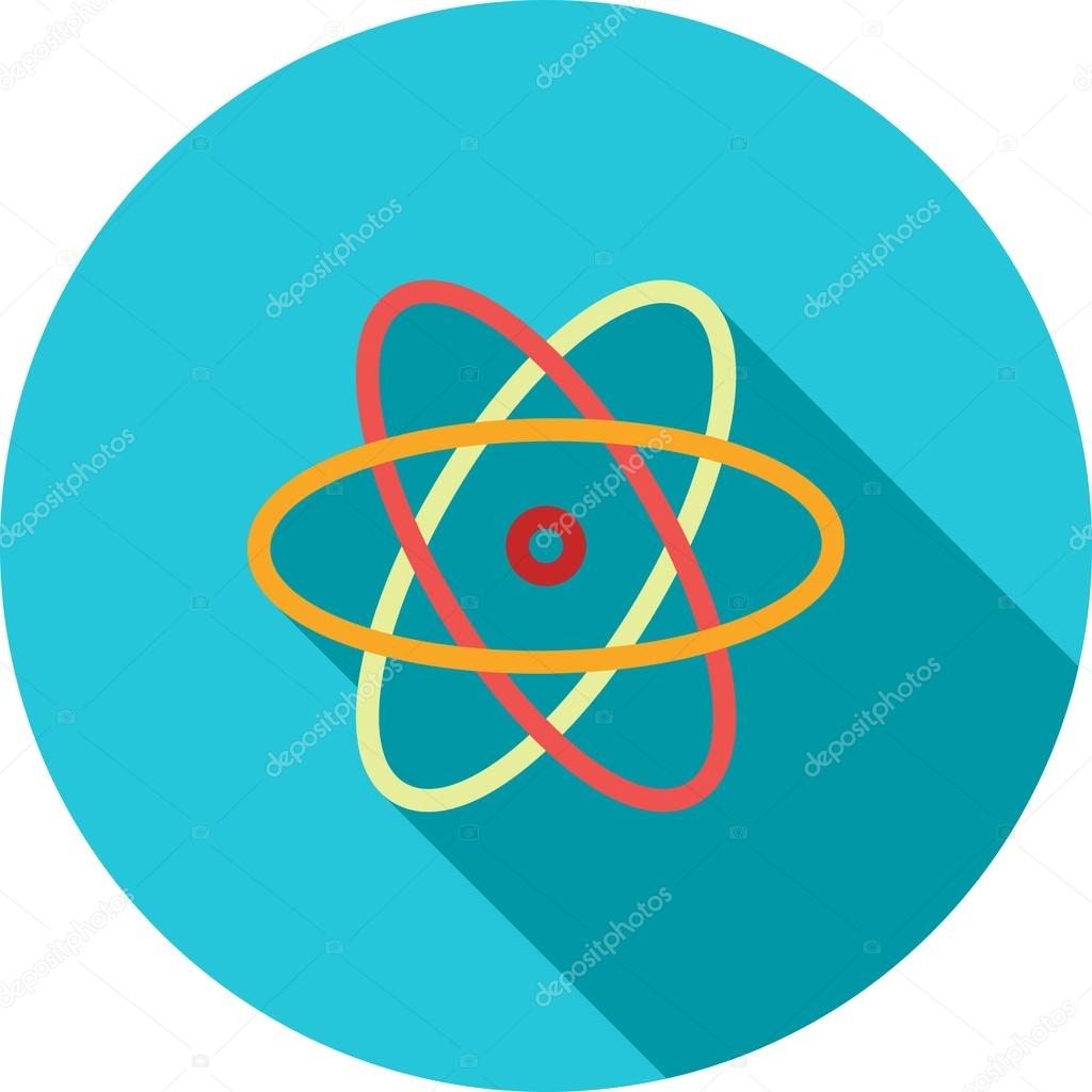 Science, atom icon