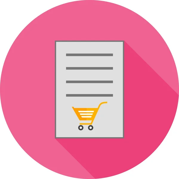 Pedidos, icono de la compra — Vector de stock