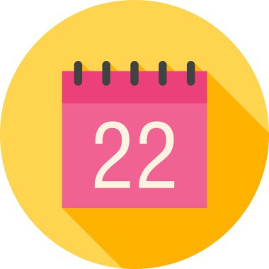 Takvim, saat simgesini