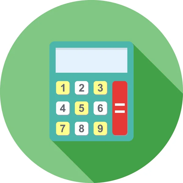 Calculator, accounting icon — Stock Vector