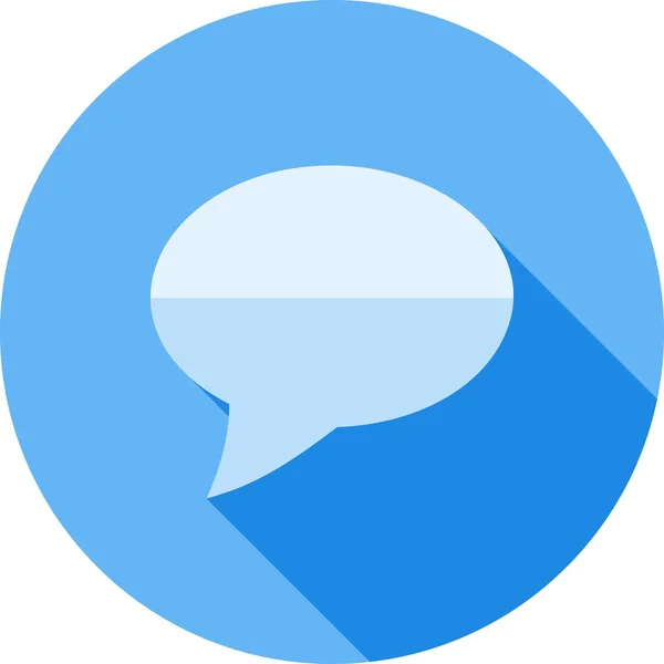 Single Message Bubble icon — Stockvector