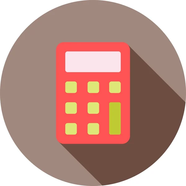 Calculator, math icon — Stock Vector