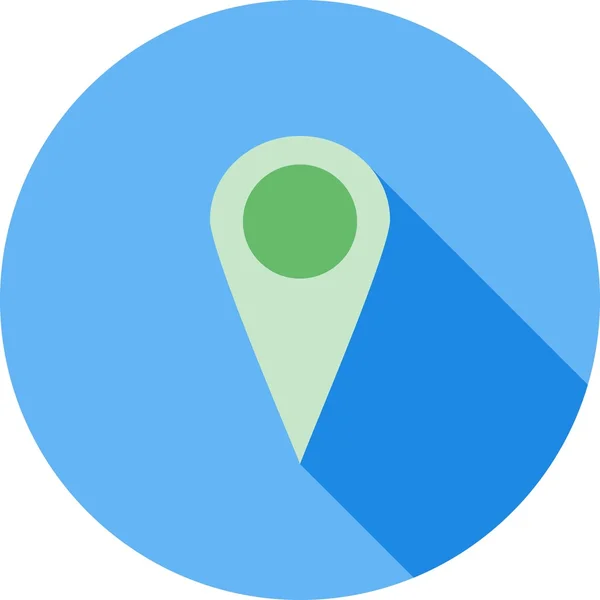 Localização Tag, ícone de pino de mapa — Vetor de Stock