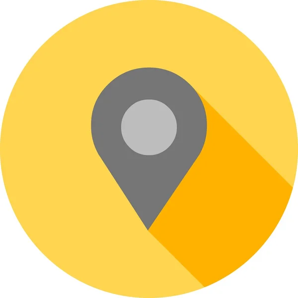 Location service, map pin icon — ストックベクタ