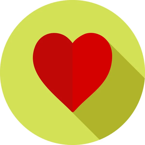 Red Heart, Love icon — Διανυσματικό Αρχείο
