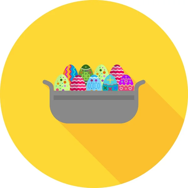 Eggs Basket icon — Stock Vector