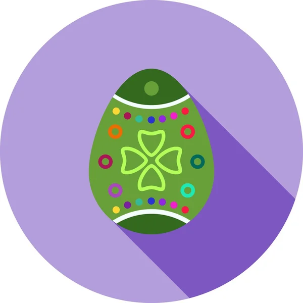 Icono de huevo de Pascua — Vector de stock