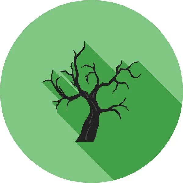 Tree, Plant, Halloween Icon — Stock vektor