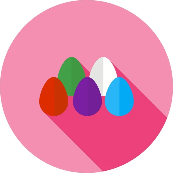 Huevos, Icono de Pascua — Vector de stock