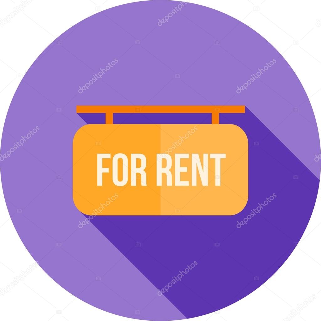 For Rent, real estate icon