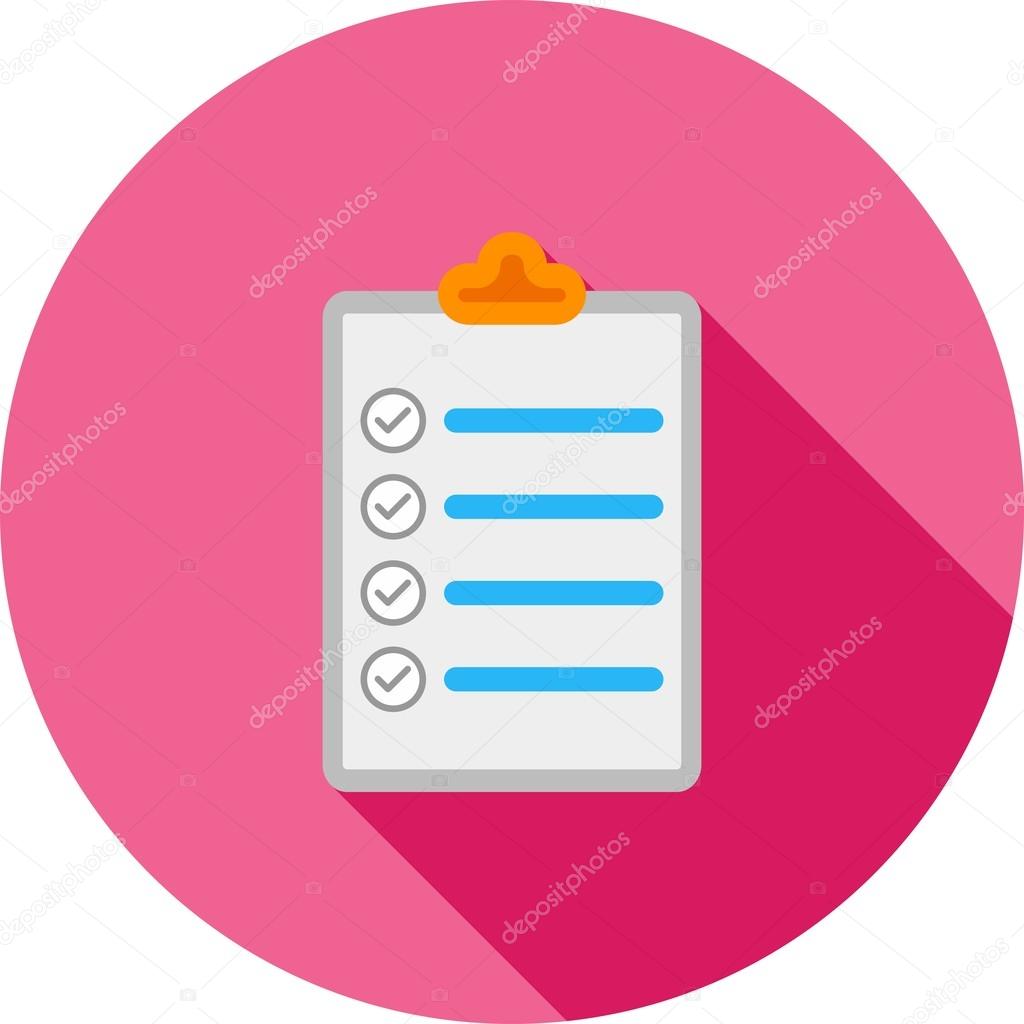 Checklist, document icon