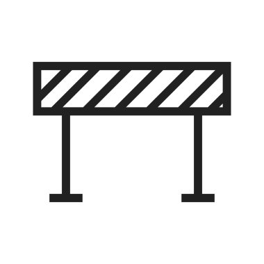 Barrier, road sign Icon