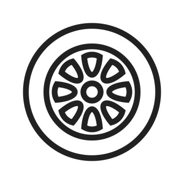 Rubber Tire, Wheel Icon