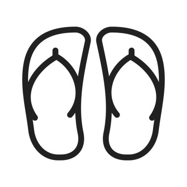 Sandals, slippers icon