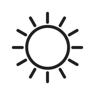 Güneş, ısı simgesi