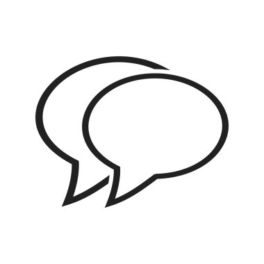 Double Message Bubble Icon