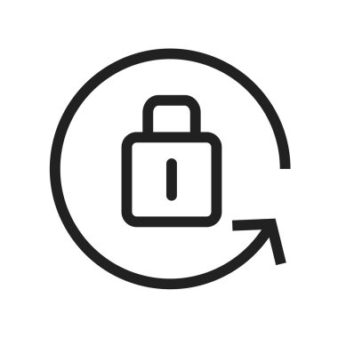 Portrait orientation lock icon