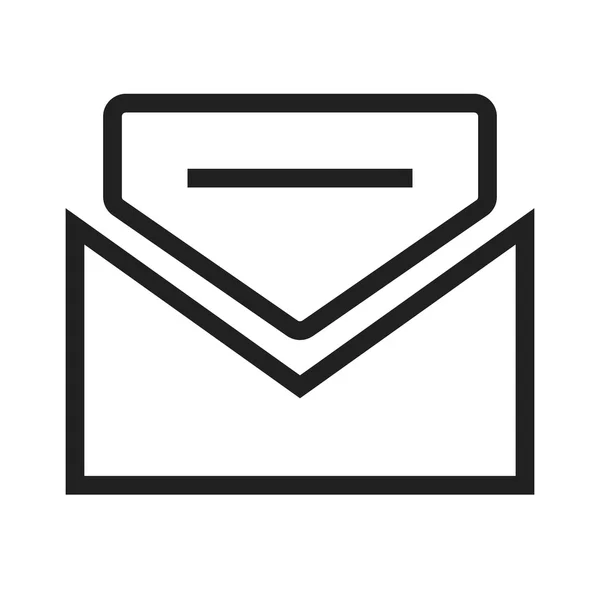 Mensagem, correio, carta Ícone — Vetor de Stock