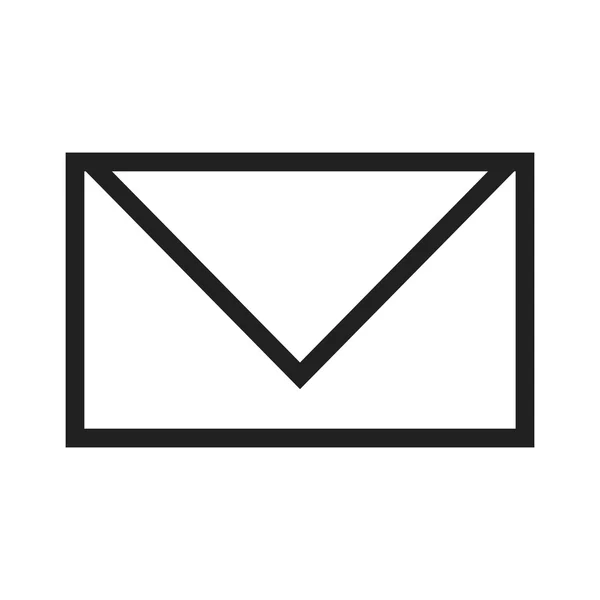 Closed Envelope, Message Icon — Stockvector