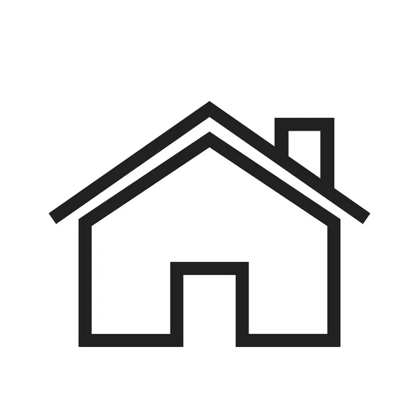 Beautiful home, house icon — Stock Vector