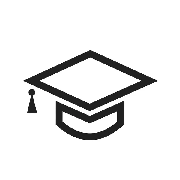 Graduate Cap Icon — Stock Vector