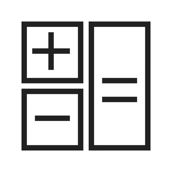 Calculation, accounting  Icon — 스톡 벡터