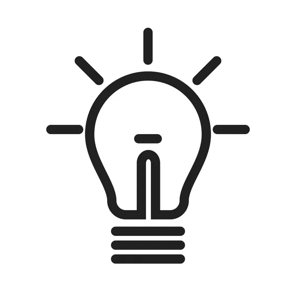 Advertising, bulb, idea Icon — Stock vektor