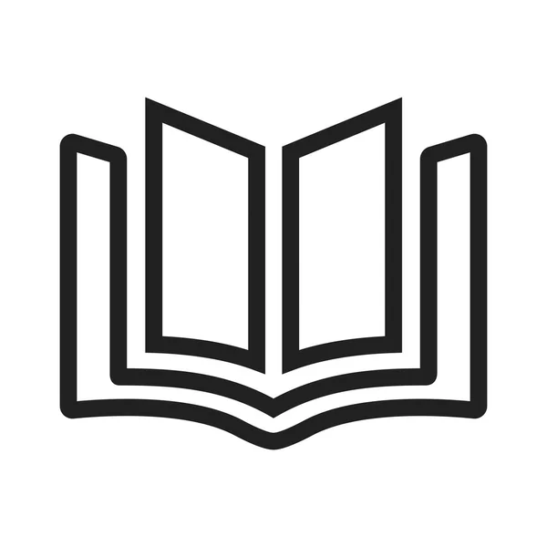 Open book, read Icon — 图库矢量图片